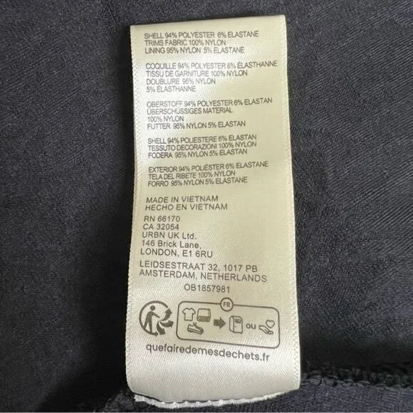 Free People Brooklyn Mini Dress in Black - M - Picture 6 of 8